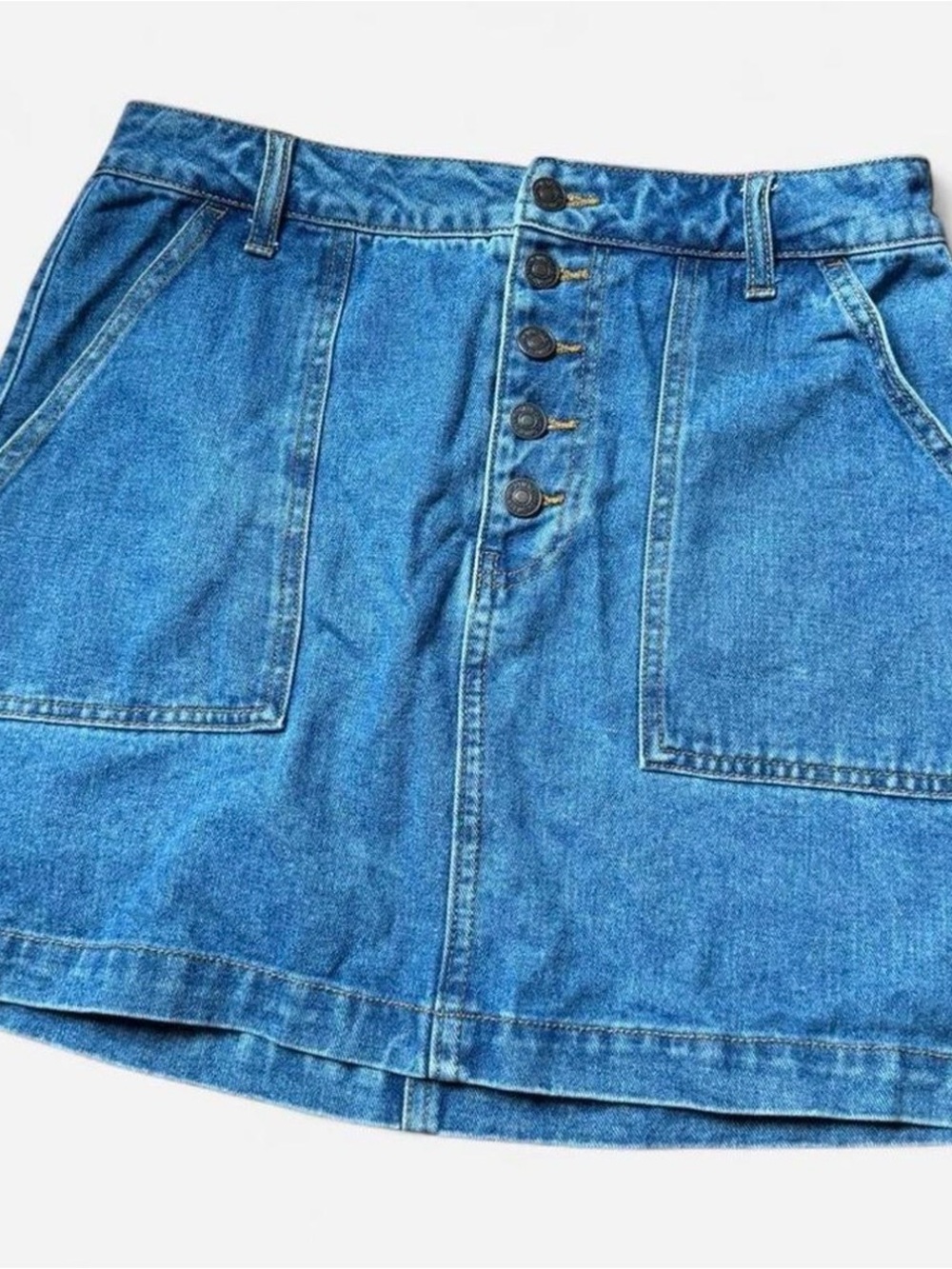 Denim Mini Skirt